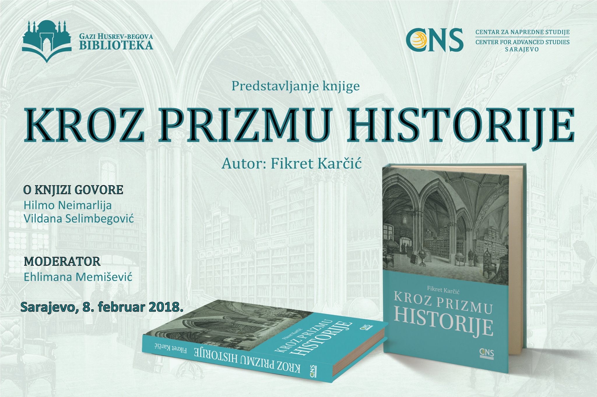 POZIV: Promocija nove knjige prof. Fikreta Karčića