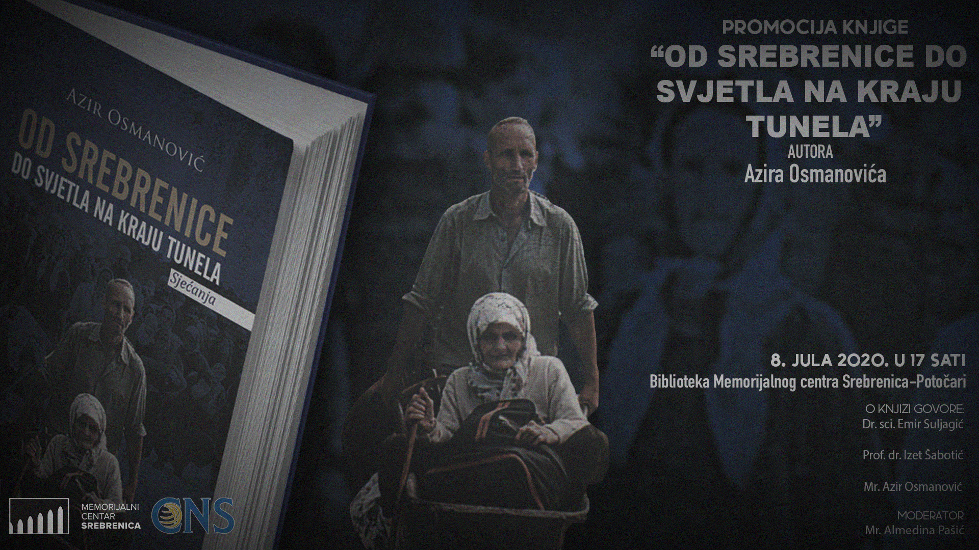 Promocija knjige “Od Srebrenice do svjetla na kraju tunela” autora Azira Osmanovića