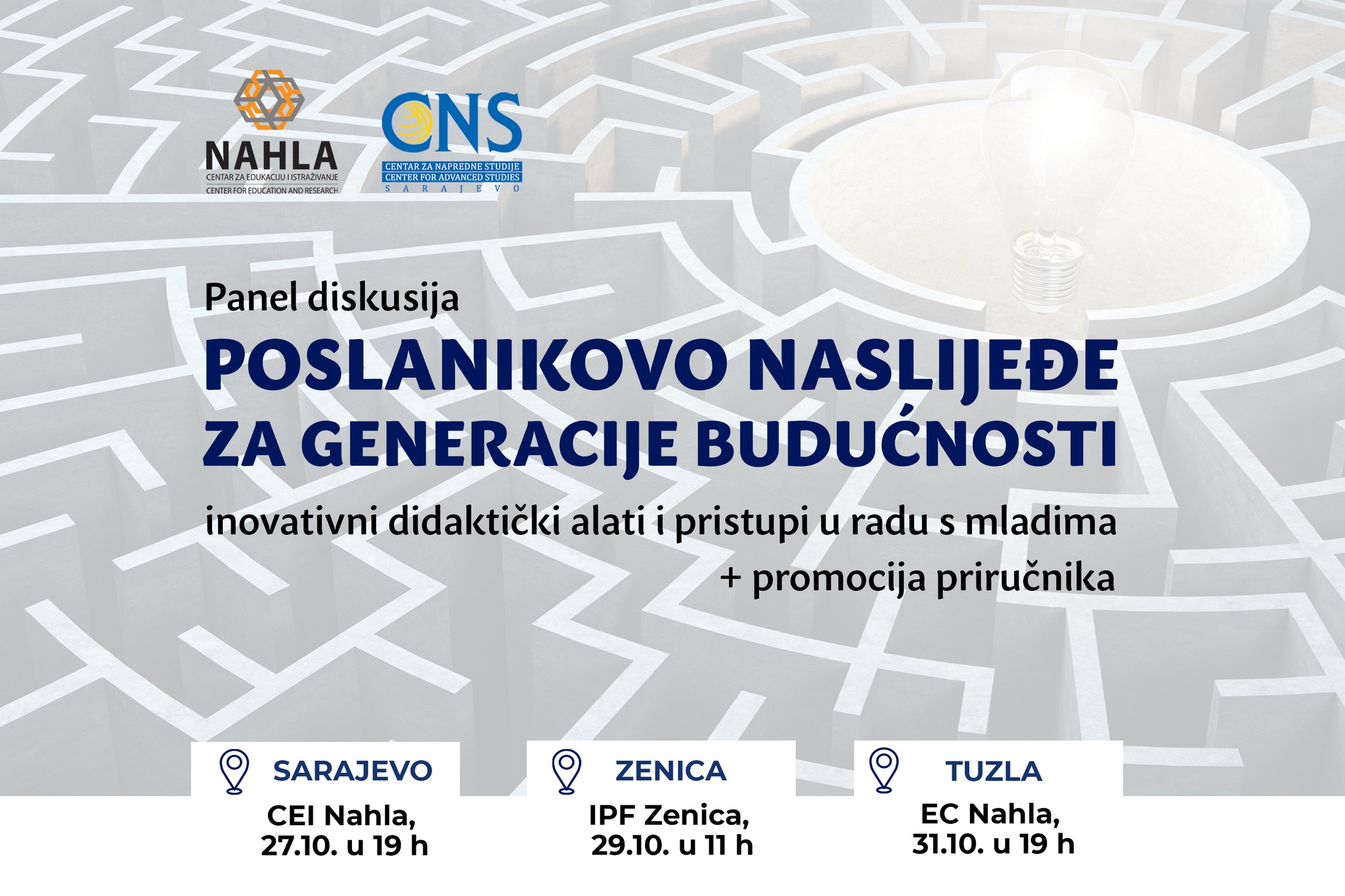 Panel diskusija: Poslanikovo naslijeđe za generacije budućnosti