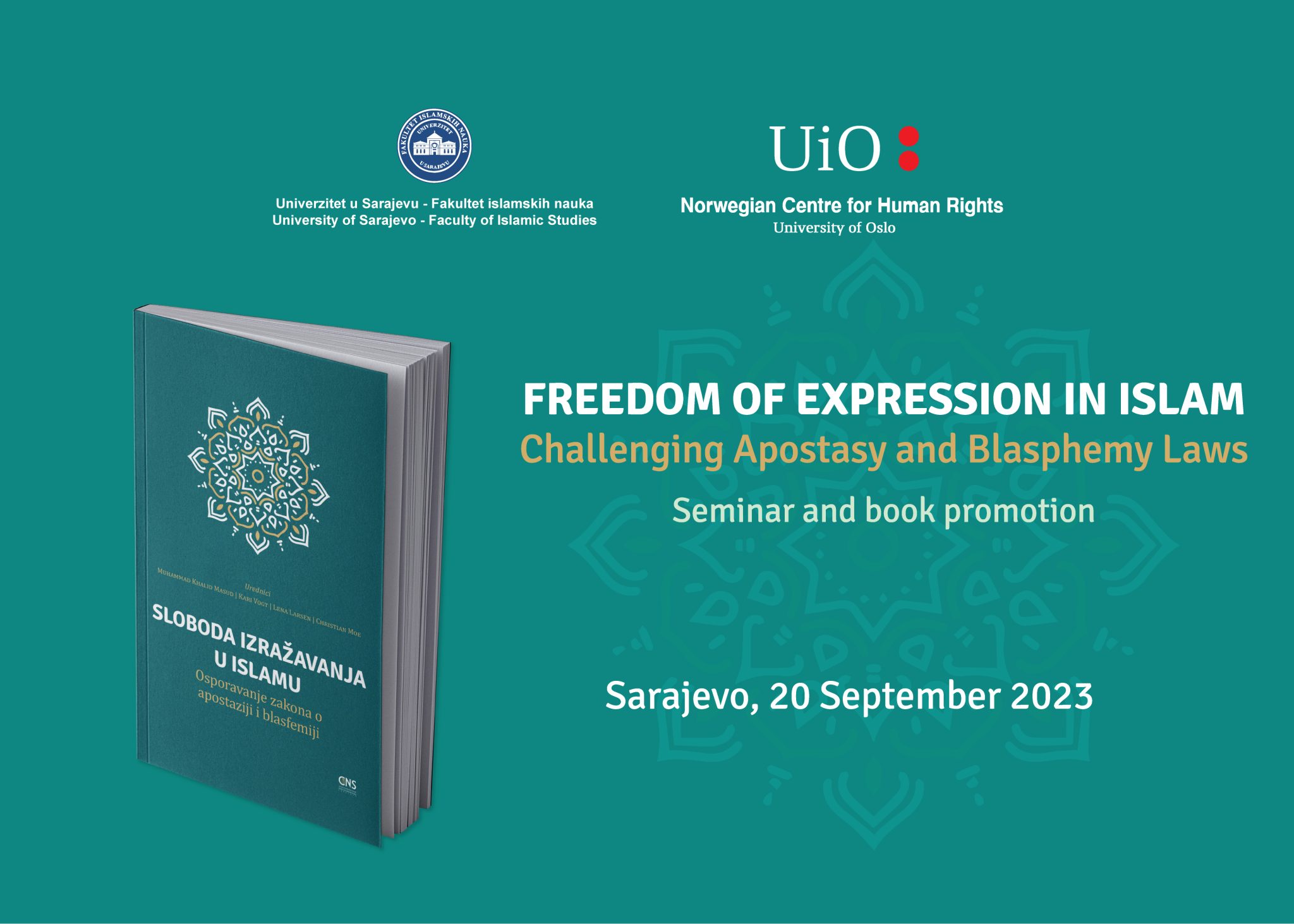 INVITATION: Seminar and book promotion